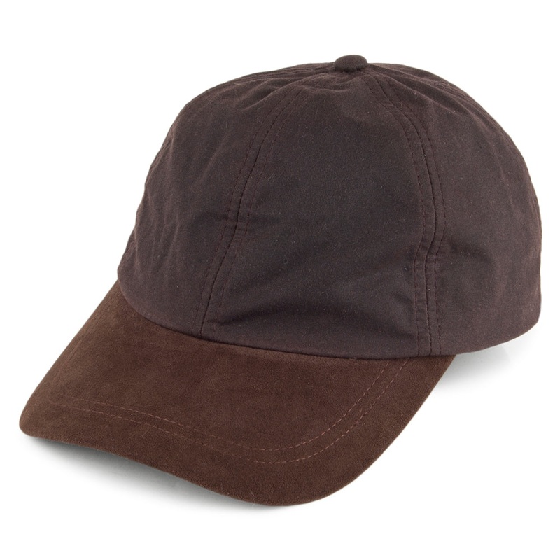 Failsworth Hats British Waxed Cotton Baseball Cap – Brown Adjustable