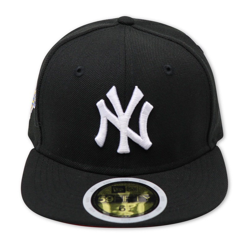 “KIDS” – NEW YORK YANKEES (BLACK) “1996 WORLDSERIES” NEW ERA 59FIFTY FITTED (RED UNDER VISOR) 63/8 BLACK