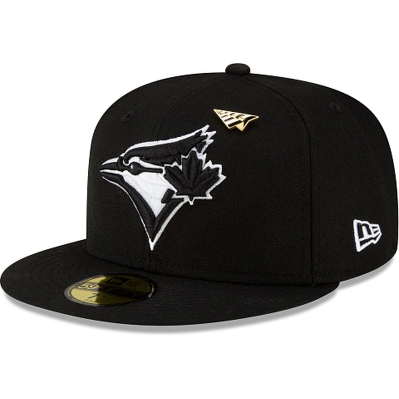 New Era Paper Planes X Toronto Blue Jays Black 59FIFTY Fitted Hat