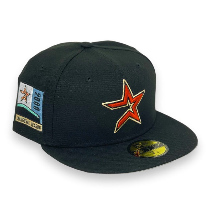 HOUSTON ASTROS (BLACK) (2000 INAUGURAL SEASON) NEWERA 59FIFTY FITTED 67/8