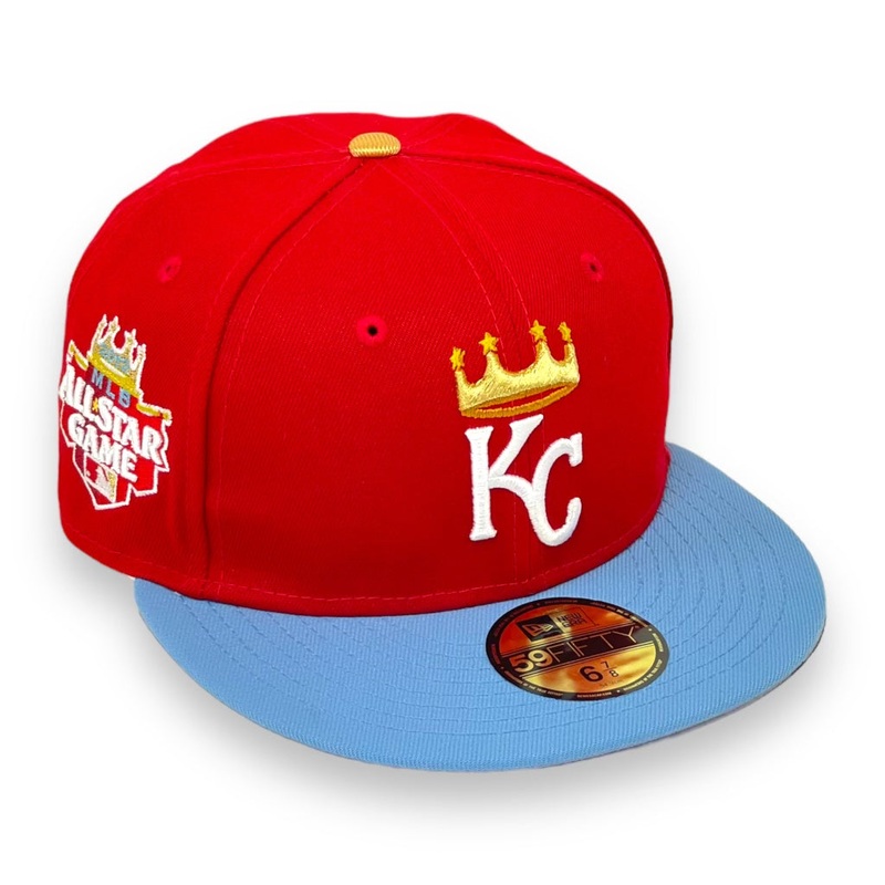 KANSAS CITY ROYALS (2012 ASG) NEW ERA 59FIFTY FITTED (LAVENDER UNDER VISOR) 67/8