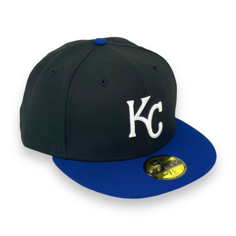 KANSAS CITY ROYALS (BLK/ROYAL) “2002-2005” NEW ERA 59FIFTY FITTED 67/8