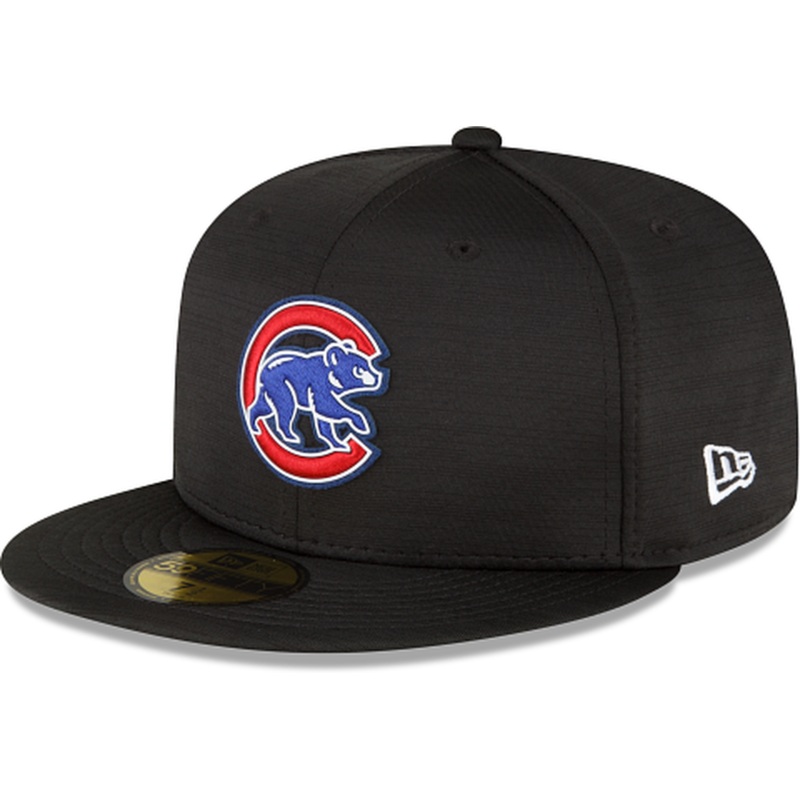 New Era Chicago Cubs 2023 Clubhouse Black 59FIFTY Fitted Hat