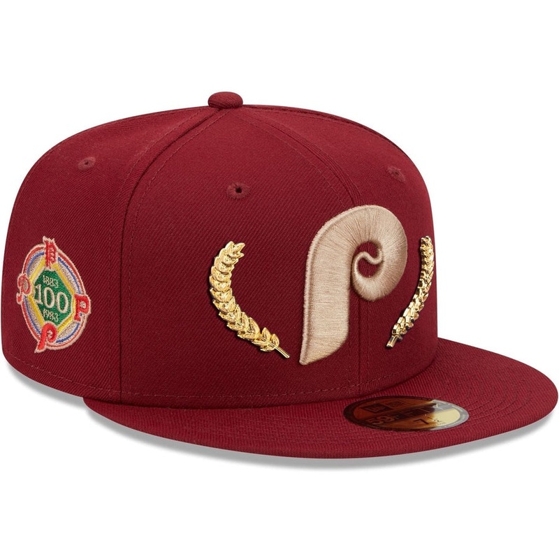 New Era Philadelphia Phillies Gold Leaf 2023 59FIFTY Fitted Hat