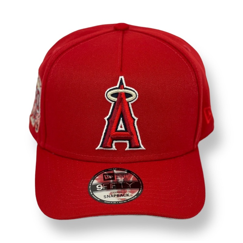 ANAHIEM ANGELS (RED) (50TH ANN) “9FIFTY AFRAME” NEW ERA SNAPBACK