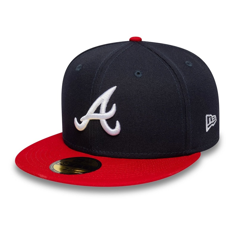 Atlanta Braves Authentic On Field Home Navy 59FIFTY Cap 6 7/8