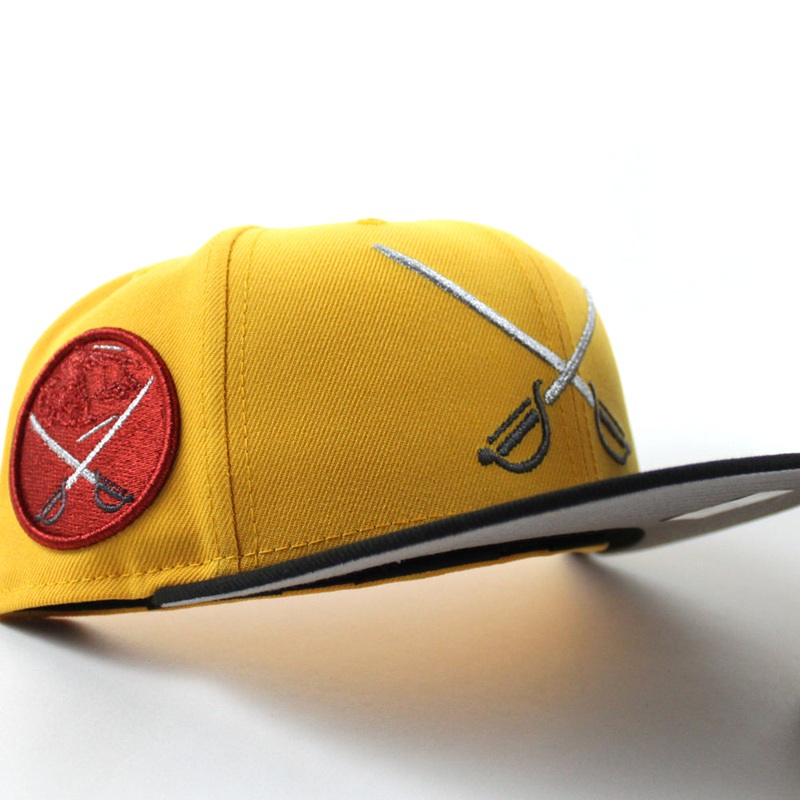 Buffalo Sabres Sword Patch New Era 59Fifty Fitted Hat (Gold Black Gray Under brim) 7