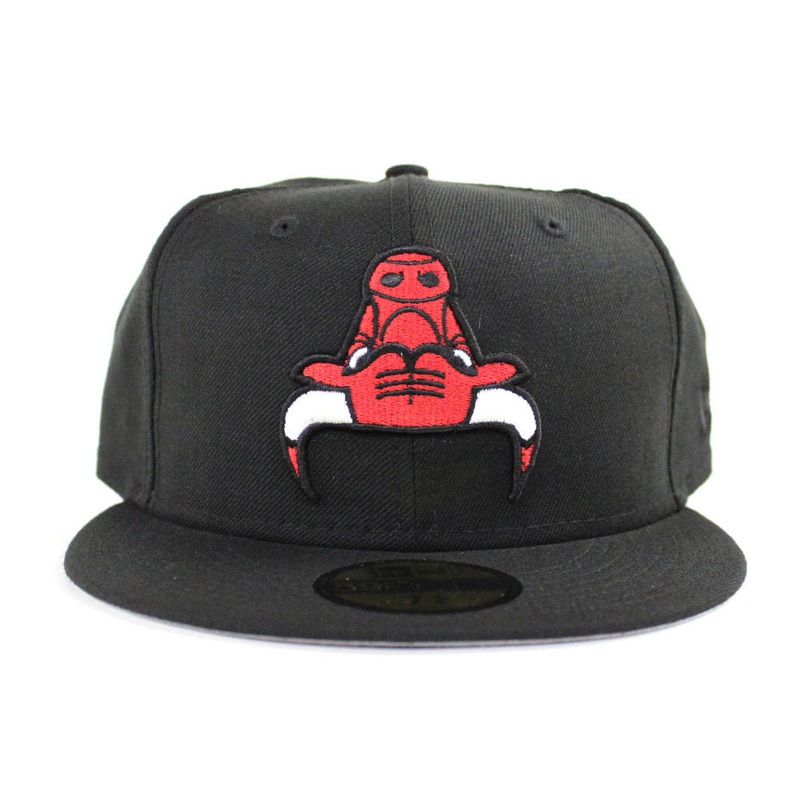 Chicago Bulls New Era 59fifty Fitted Hat (Upside Down BLACK Gray Under Brim) 7