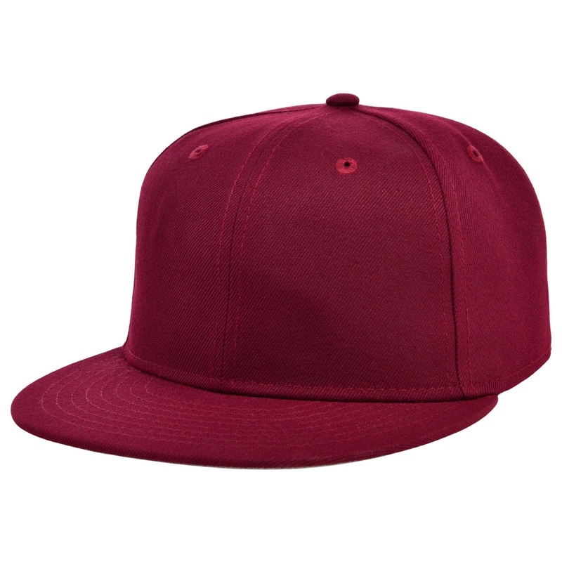 Crowns By Lids Full Court Fitted Cap – Maroon 634