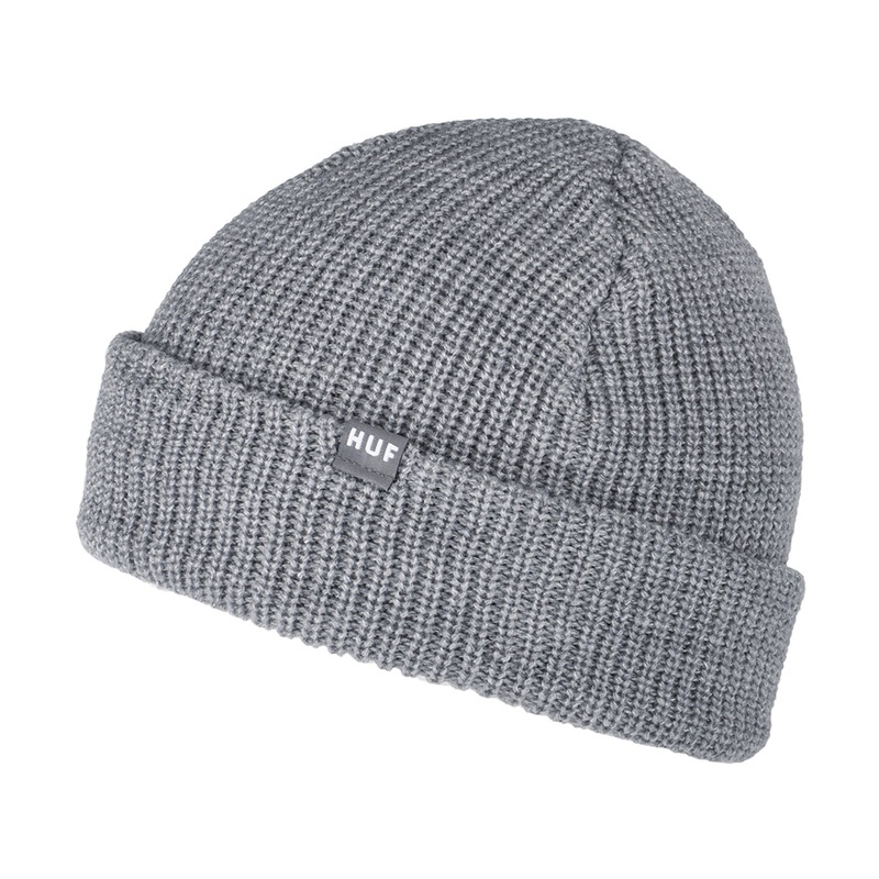 HUF Usual Fisherman Beanie Hat – Grey 1-Size
