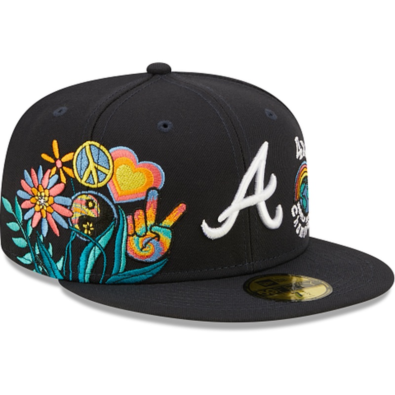 New Era Atlanta Braves Groovy 2022 59FIFTY Fitted Hat