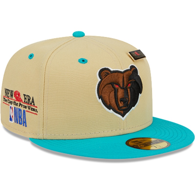 New Era Memphis Grizzlies Tan ’59FIFTY Day’ 2023 59FIFTY Fitted Hat