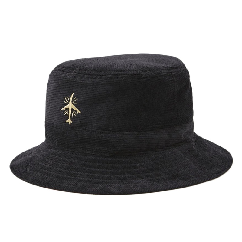 Brixton Hats BB Reversible Bucket Hat – Black Small/Medium