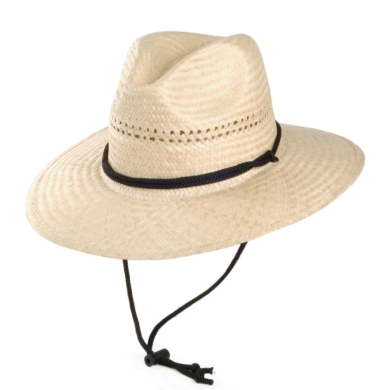 Dorfman Pacific Hats Palm Lifeguard Hat – Natural 1-Size
