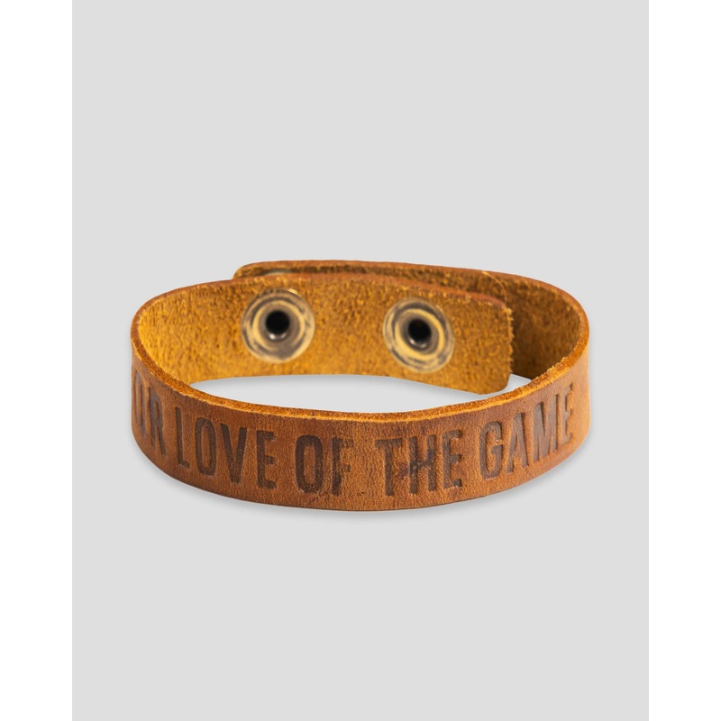 For Love of the Game Single Loop Bracelet – Light Brown
