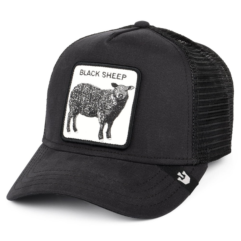Goorin Bros. Black Sheep Trucker Cap – Black Adjustable