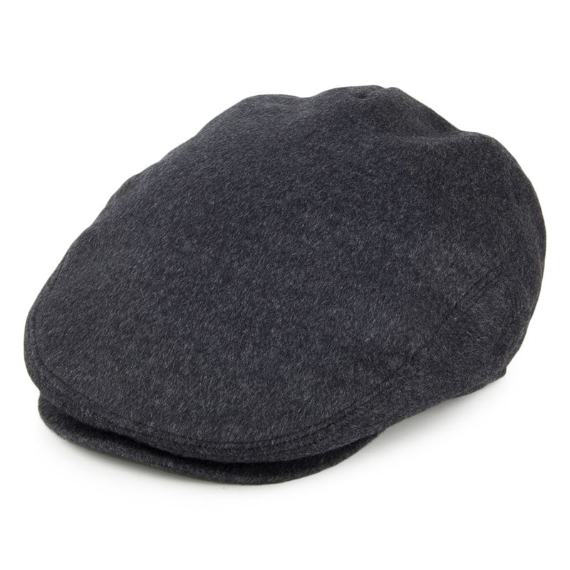 Jaxon & James Pure Wool Harlem Flat Cap Charcoal Wholesale Pack Prepack
