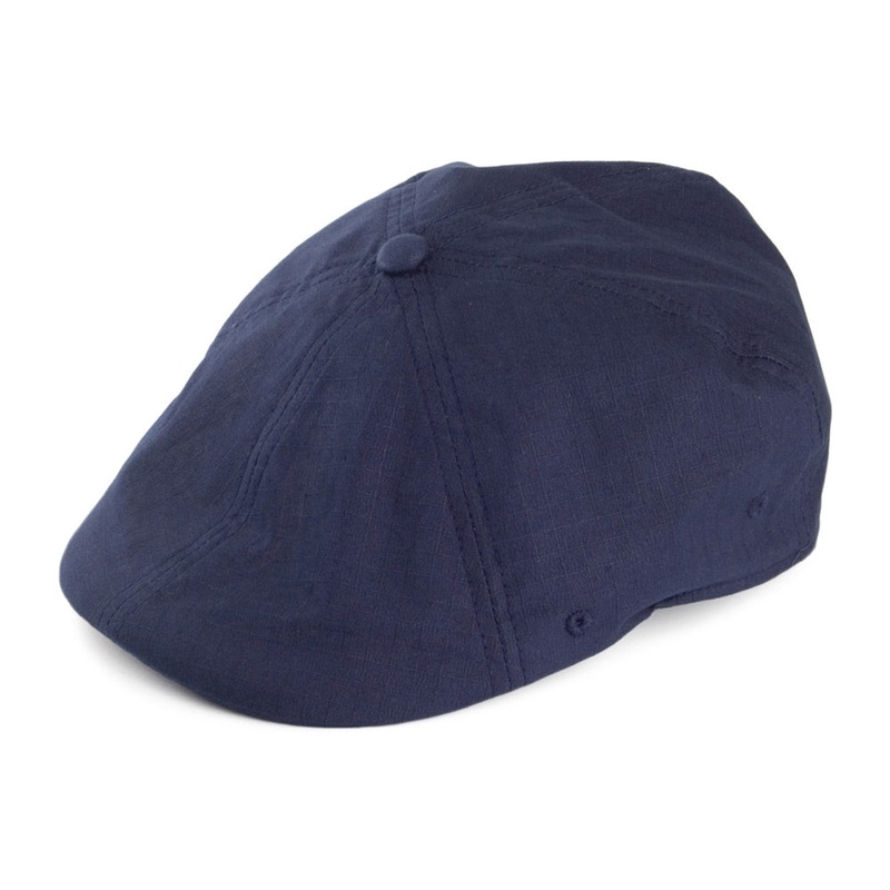 Kangol Ripstop Flexfit 504 Newsboy Cap – Navy Blue Small/Medium