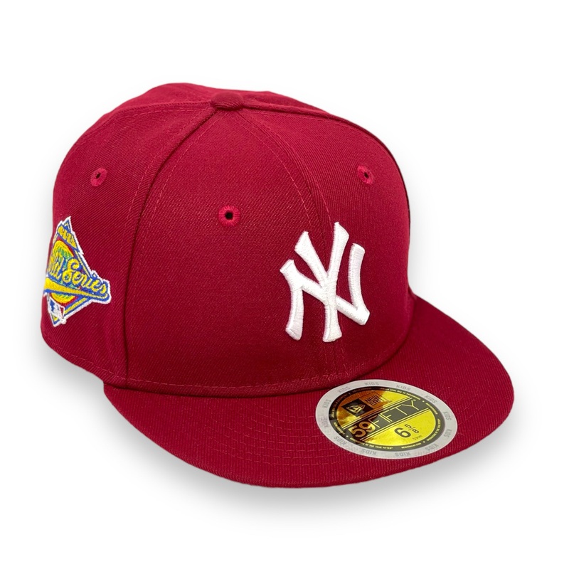 “KIDS” NEW YORK YANKEES (CARDINAL) “1996 WORLDSERIES” NEW ERA 59FIFTY FITTED 63/8