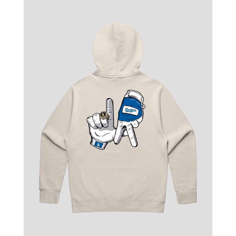 LA Gloves ’24 World Series Edition Relaxed Fit Hoodie – Los Angeles Dodgers
