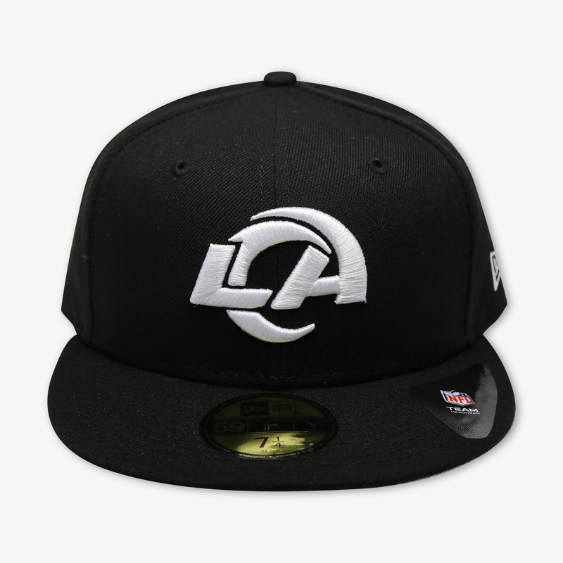 LOS ANGELES RAMS (BLACK) NEW ERA 59FIFTY FITTED 67/8