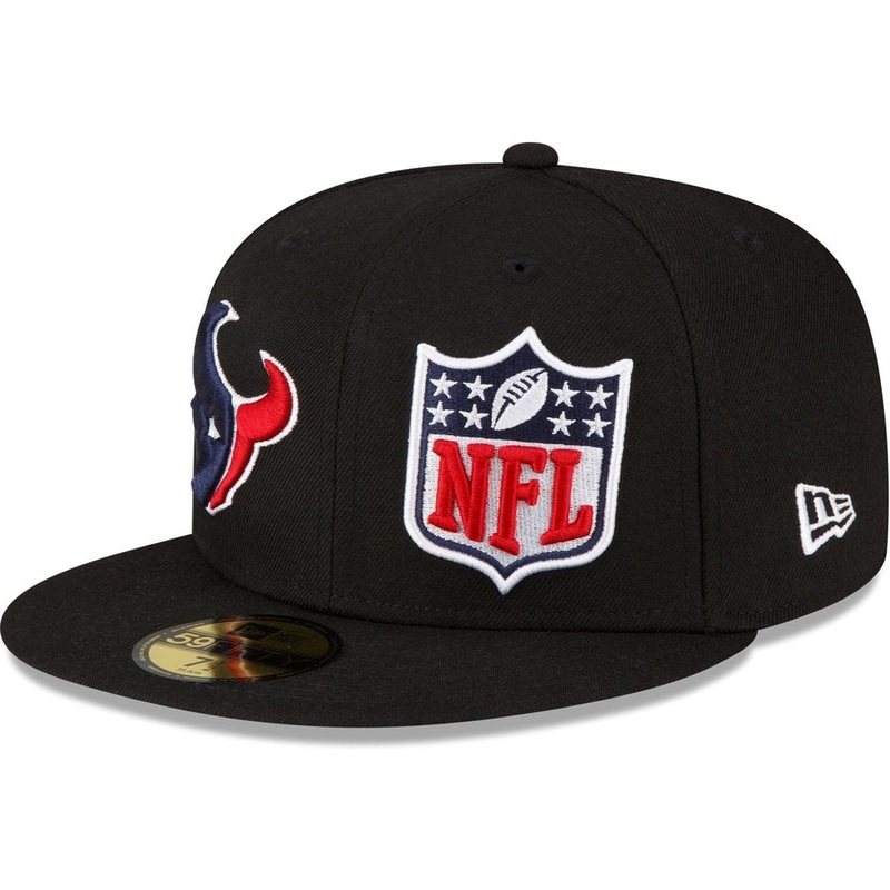 New Era Houston Texans 2023 Sideline Black 59FIFTY Fitted Hat