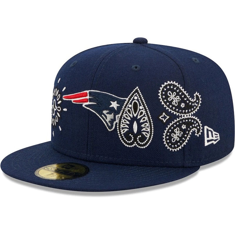 New Era New England Patriots Navy Bandana 59FIFTY Fitted Hat