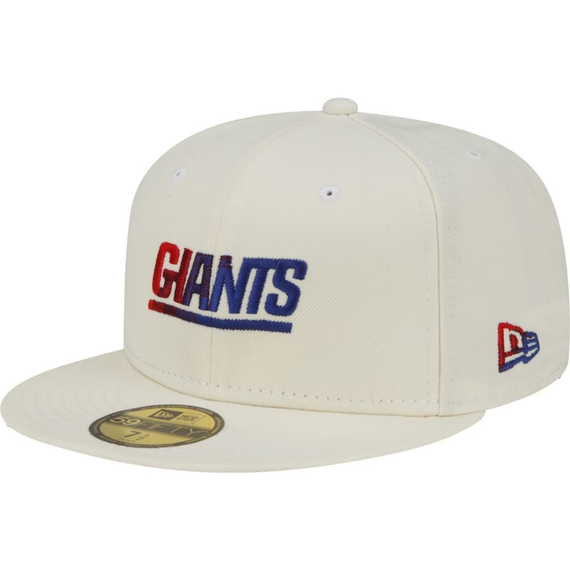 New Era New York Giants Cream Chrome Color Dim 59FIFTY Fitted Hat