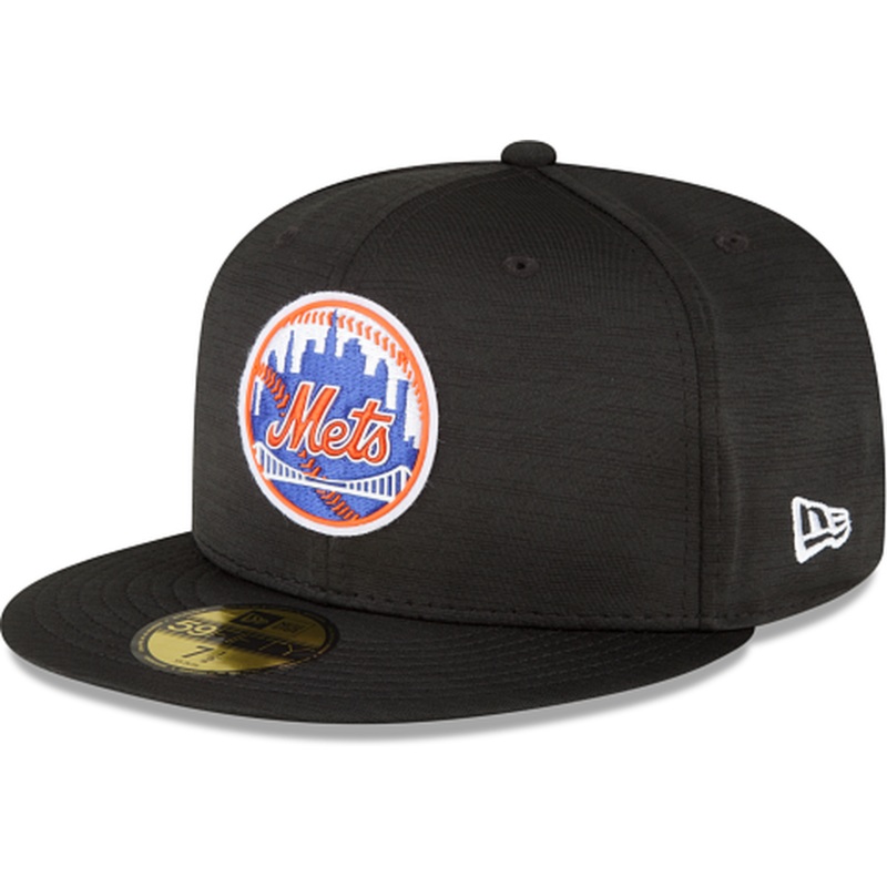 New Era New York Mets 2023 Clubhouse Black 59FIFTY Fitted Hat