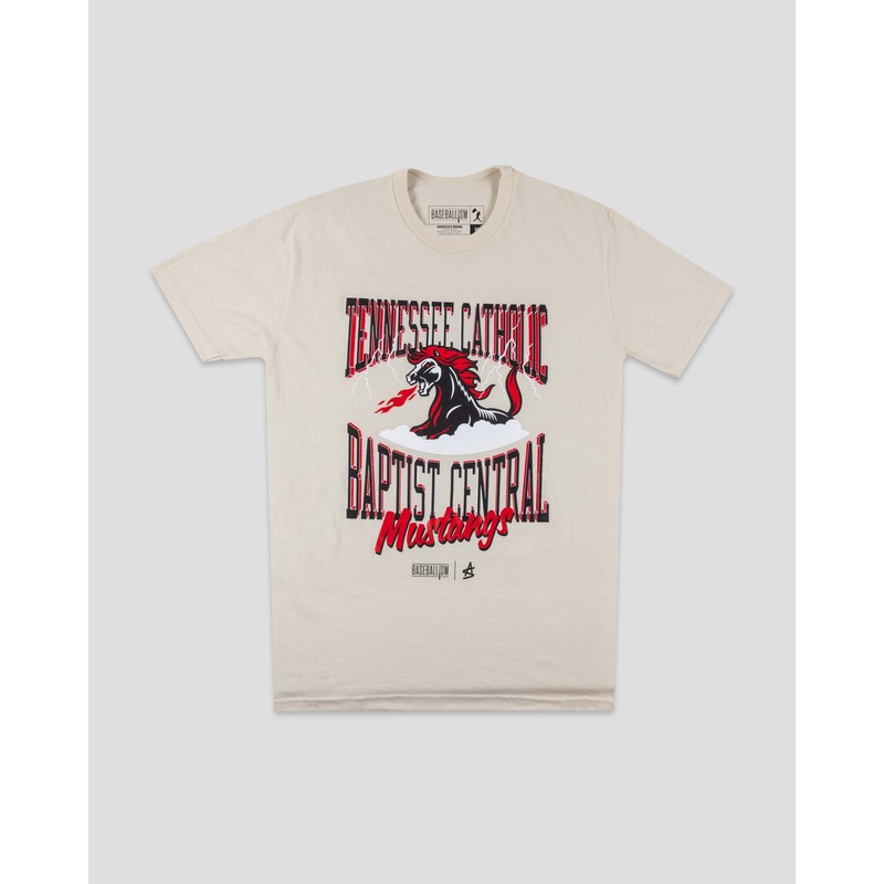 Tennessee Catholic Baptist Central (Cream) – Baseballism x Austin Schultz Small