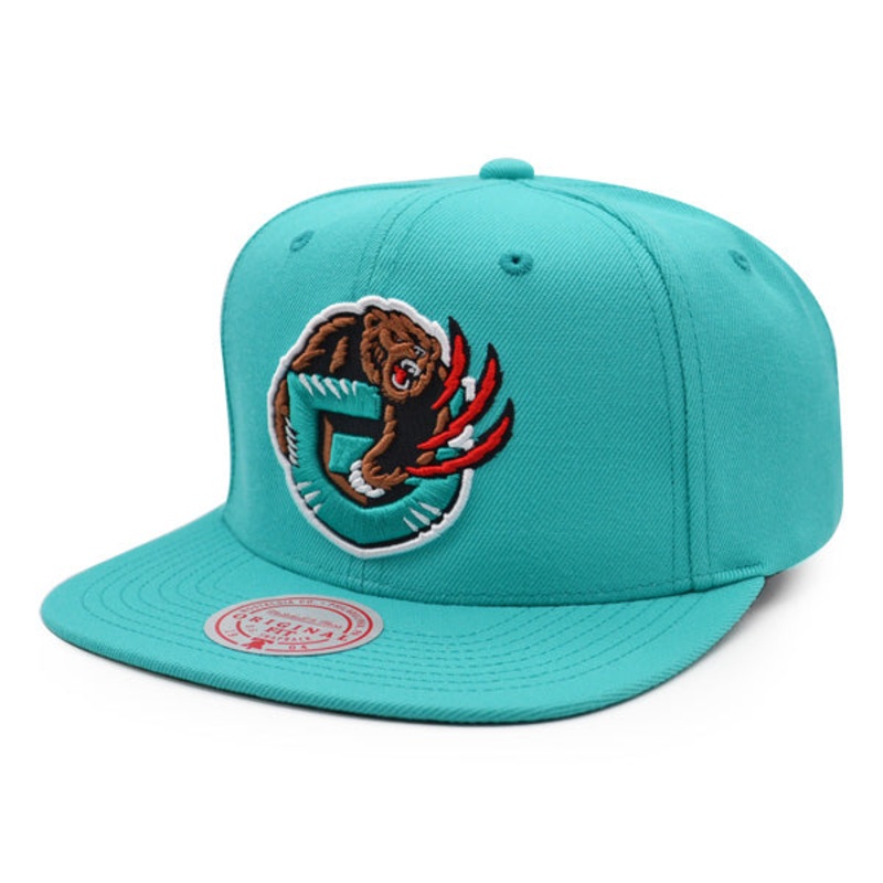 Vancouver Grizzlies NBA Mitchell & Ness CLASSIC G Logo Snapback Hat – Teal
