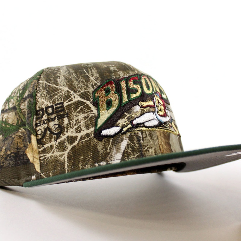 Buffalo Bisons New Era 59Fifty Fitted Hat (Real Tree Cilantro Gray Under Brim) 7