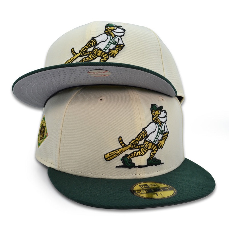 Detroit Tigers “GOLDEN TIGER” Exclusive New Era 59Fifty Fitted Hat – Chrome/Emerald Green 6 7/8