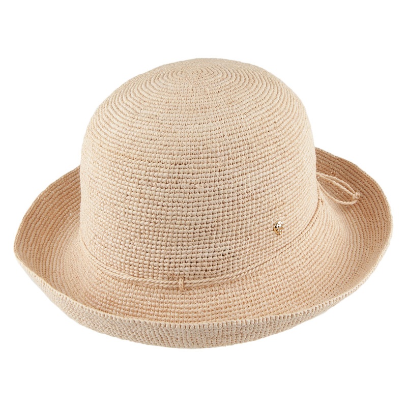 Helen Kaminski Hats Provence 8 Raffia Straw Packable Sun Hat – Natural 1-Size