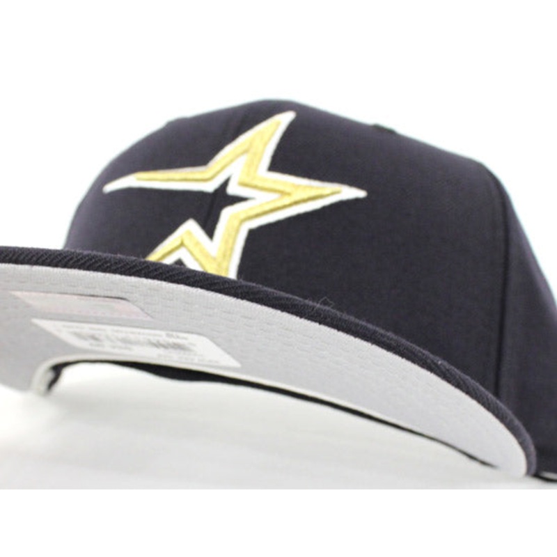 Houston Astros 1999 New Era 59fifty Fitted Hat (Game Gray Under Brim) 7