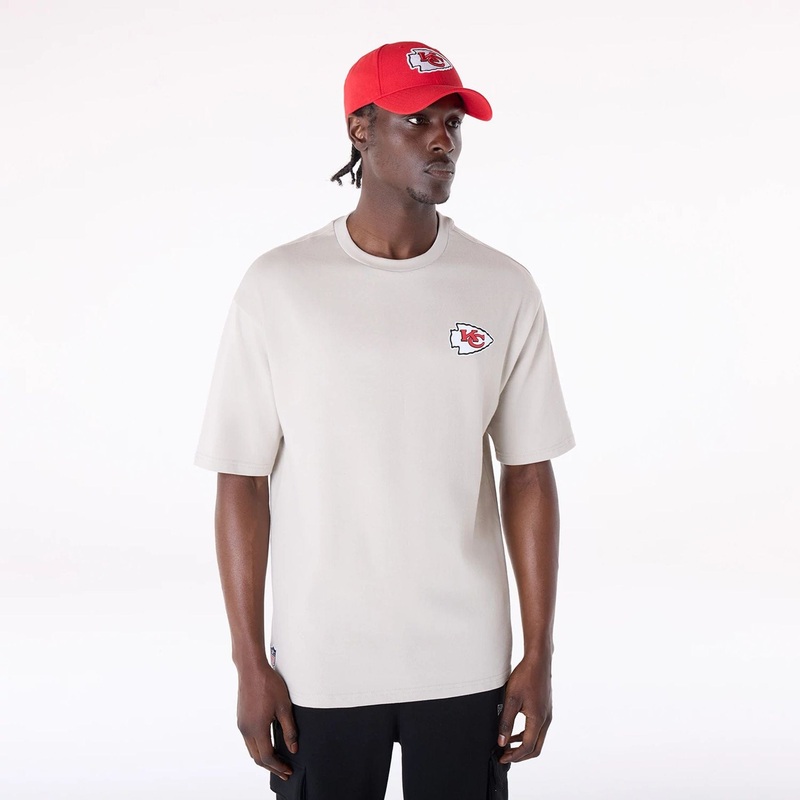Kansas City Chiefs NFL Graphic Cream T-Shirt XS
