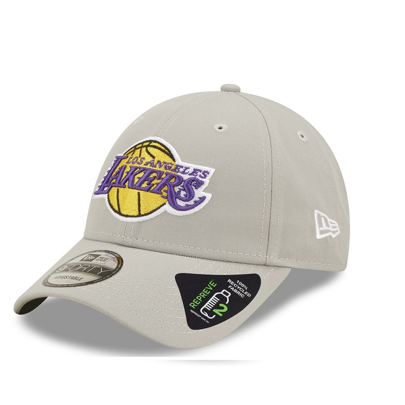 Los Angeles Lakers 9FORTY Repreve Grey Cap One Size