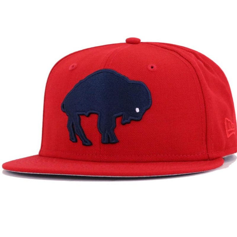 New Era Buffalo Bills Legacy Scarlet 59FIFTY Fitted Hat