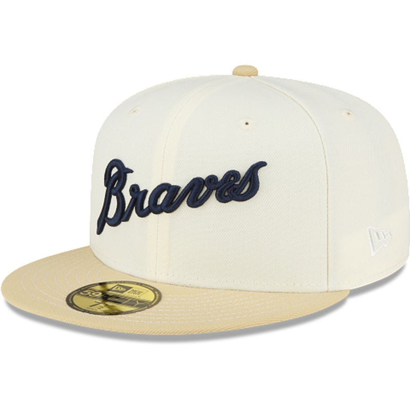 New Era Just Caps Chrome Atlanta Braves 2023 59FIFTY Fitted Hat