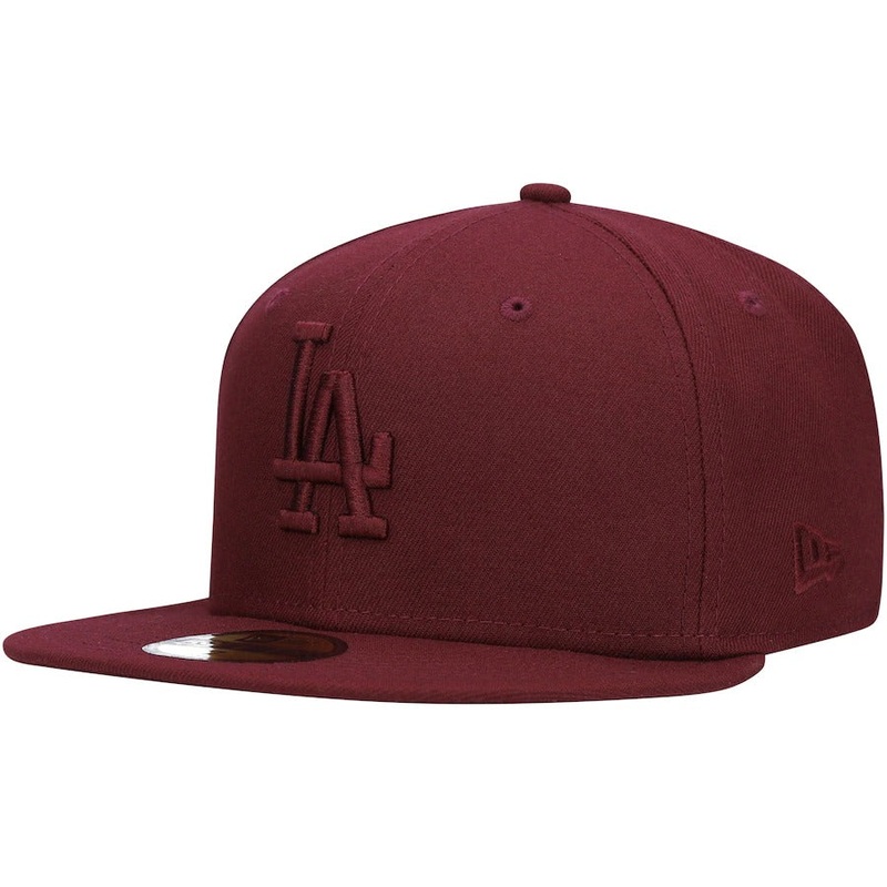 New Era Los Angeles Dodgers Maroon Oxblood Tonal 59FIFTY Fitted Hat