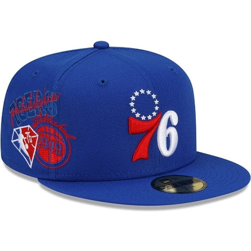 New Era Philadelphia 76ers Back Half 2022 59FIFTY Fitted Hat