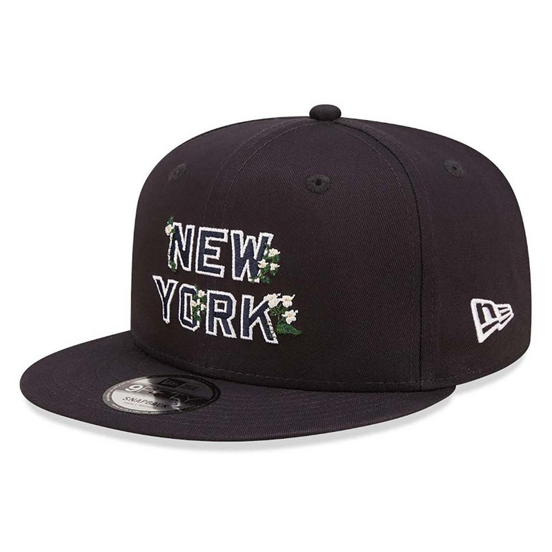 New York Yankees 9FIFTY Flower Wordmark Navy Cap M-L