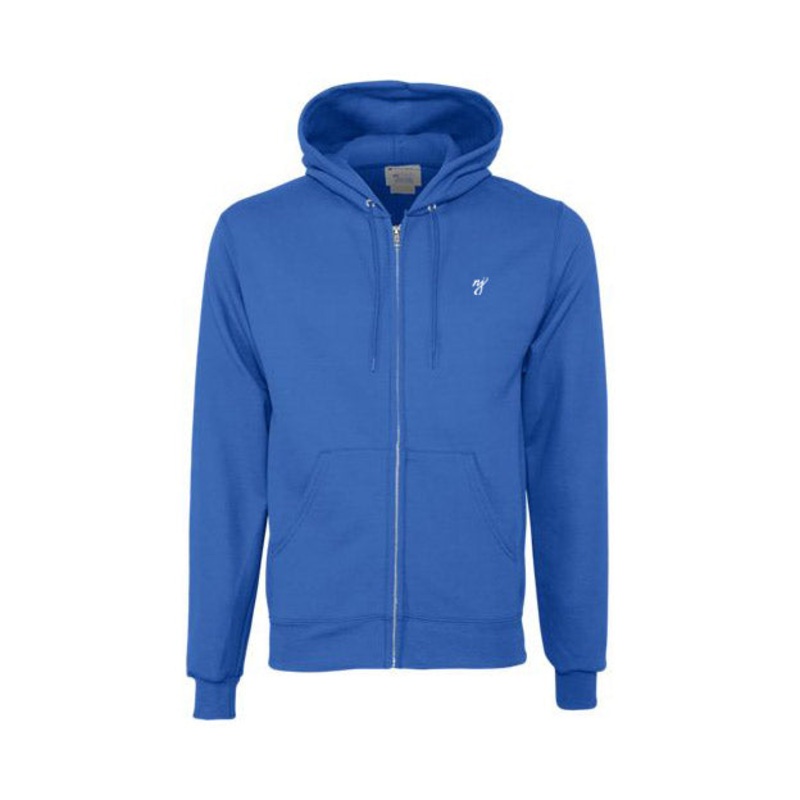 NJ Script HALFTIME x Champion Full-Zip Hoodie (Light Blue White)