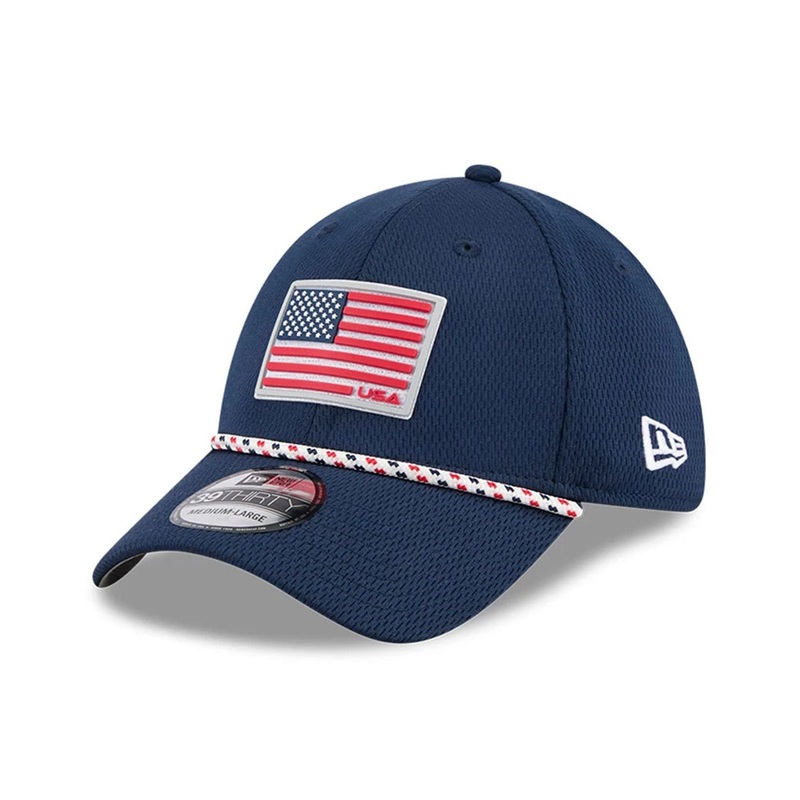PGA Ryder Cup 2025 Saturday Dark Blue 39THIRTY Stretch Fit Cap XS-S