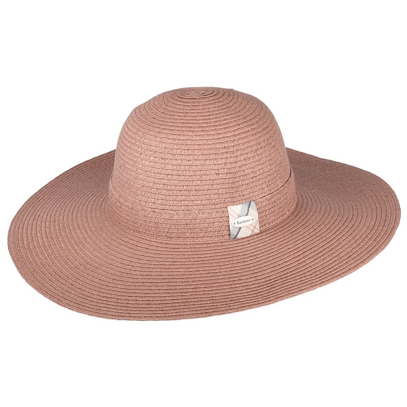 Barbour Hats Wellwood Tartan Wide Brim Sun Hat – Rose S