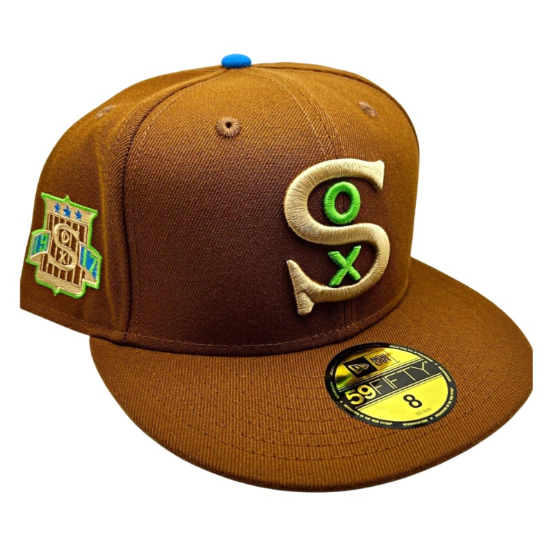 New Era Chicago White Sox  Bronze TY Mathis 1917 World Series Blue UV 59FIFTY Fitted Hat