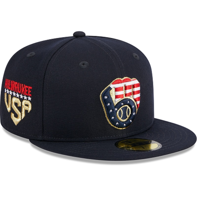 New Era Milwaukee Brewers Independence Day 2023 59FIFTY Fitted Hat