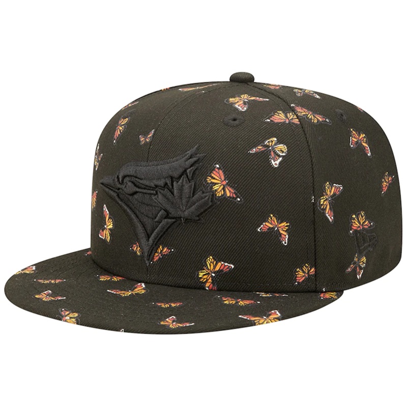 New Era Toronto Blue Jays Black Flutter 59FIFTY Fitted Hat