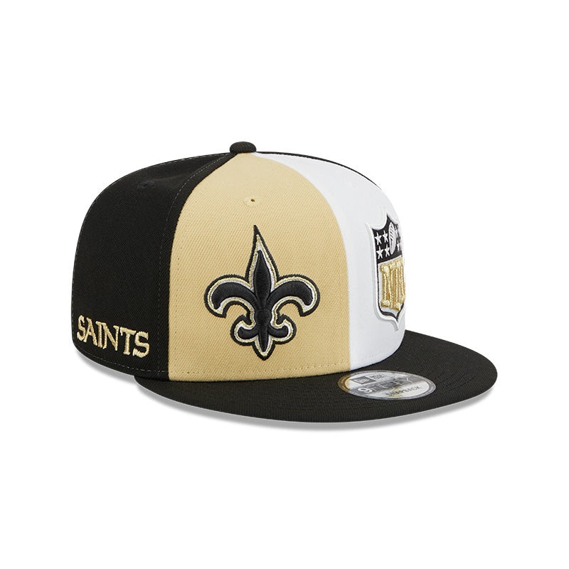 New Orleans Saints New Era 2023 NFL Sideline 9FIFTY Snapback Hat -Gold/Black