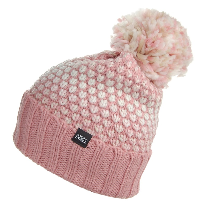 O’Neill Hats Crescent Bobble Hat – Rose-White 1-Size
